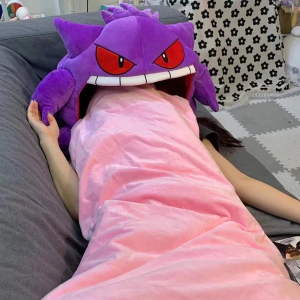 Huge Gengar Plushie Blanket