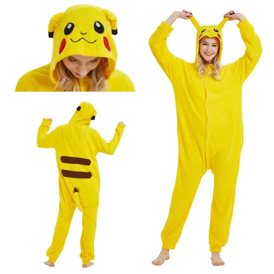 Pokemon Plush Pajamas For Adults & Kids