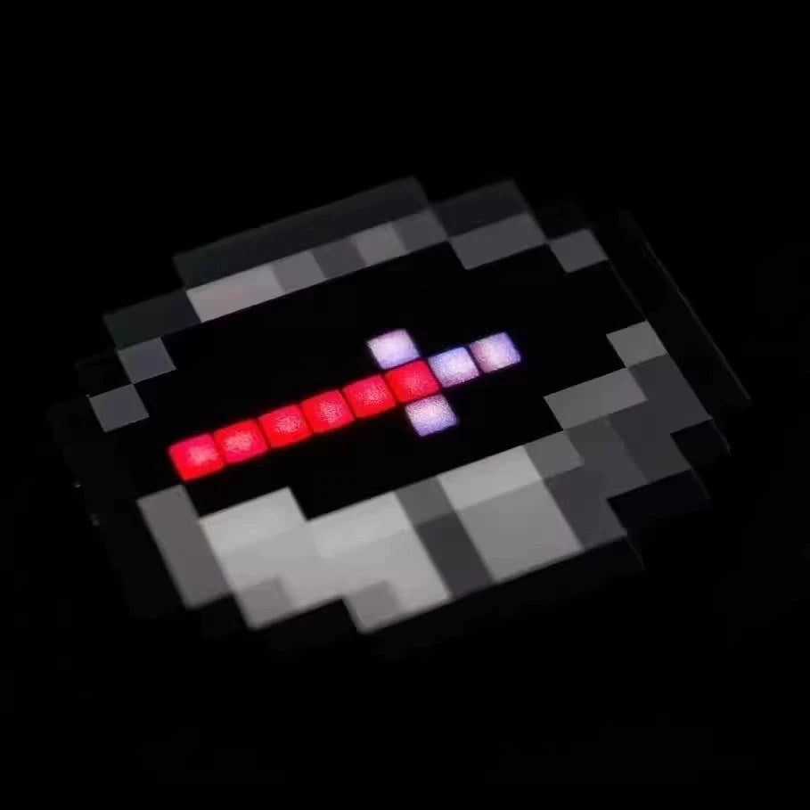 Pixelated True North Compass