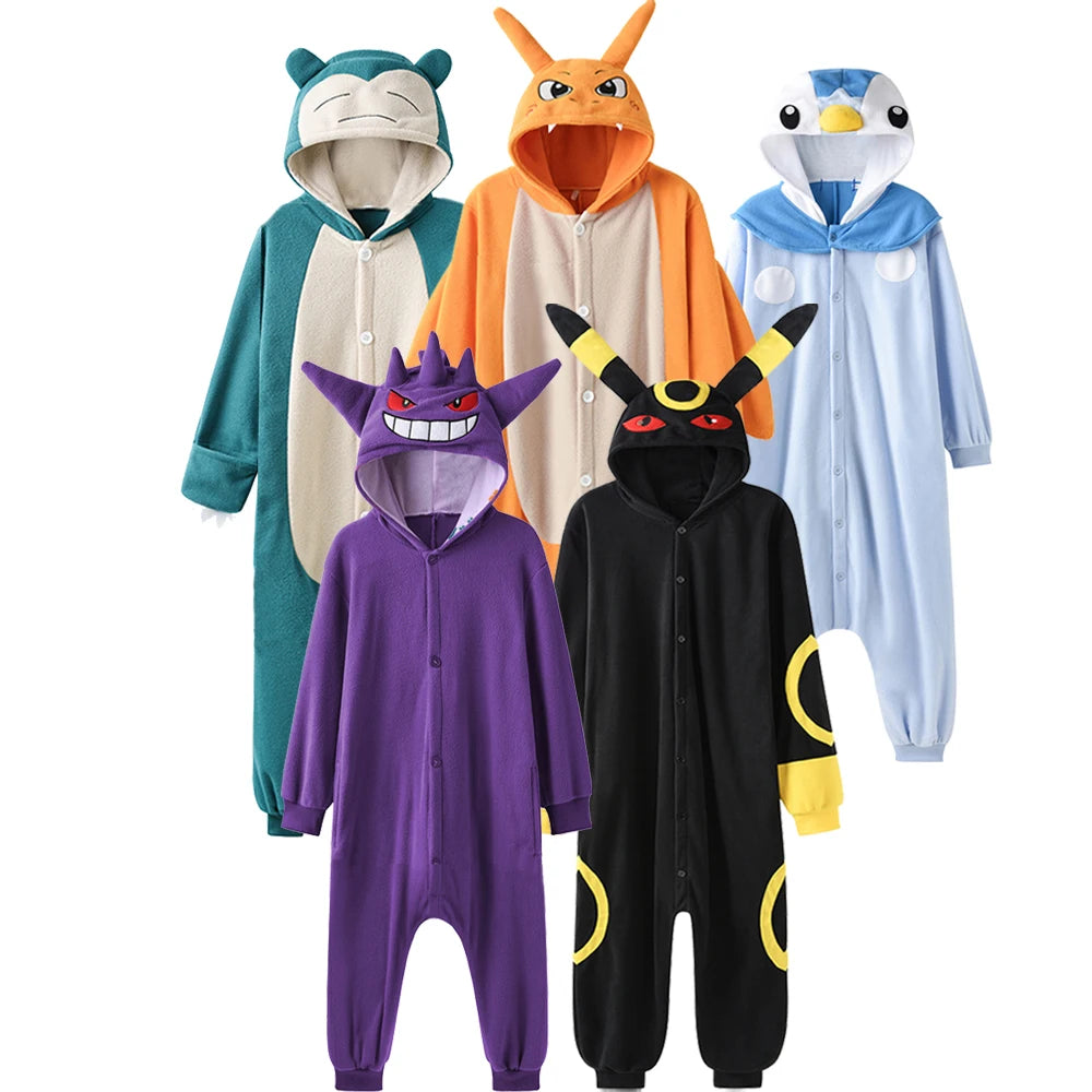 Pokemon Plush Pajamas For Adults & Kids